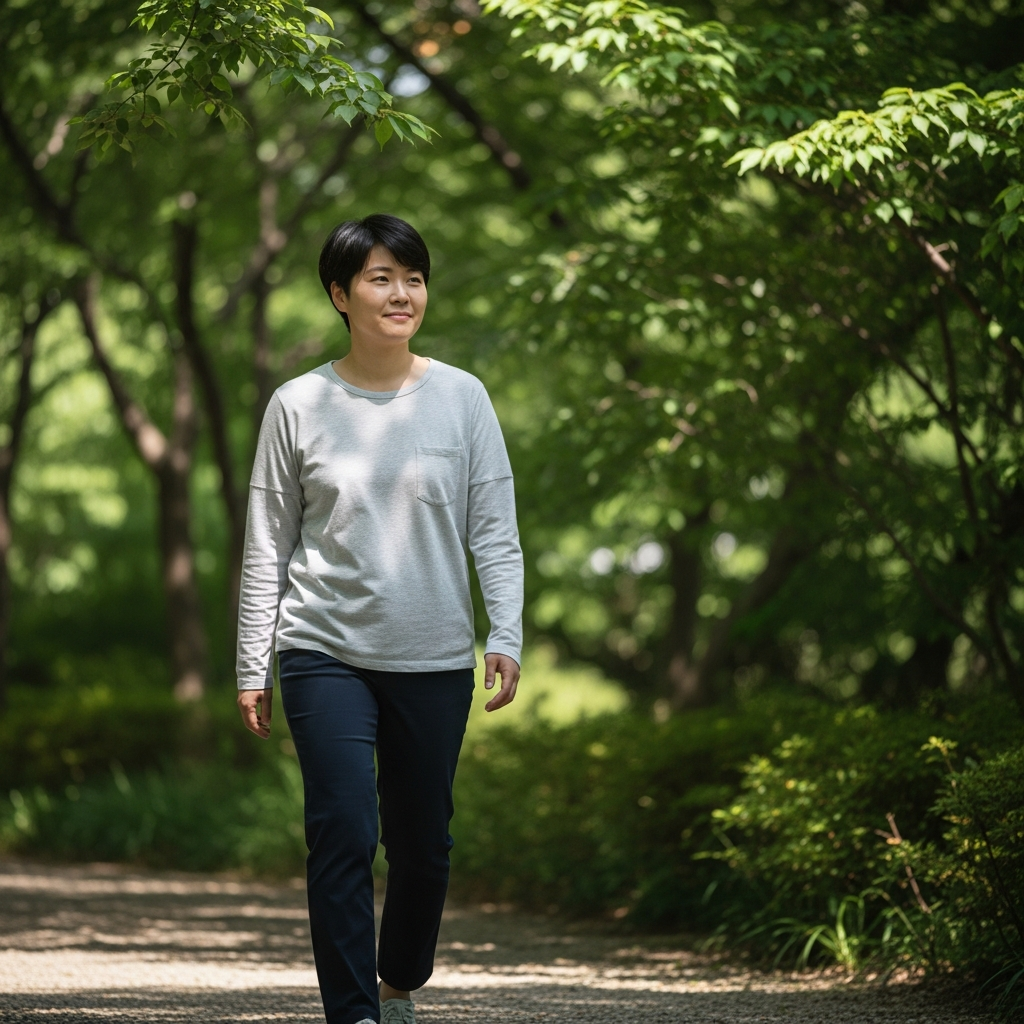 imagen 4.0 ultra generate preview 06 06 a title 식후 걷기 운동을 하는