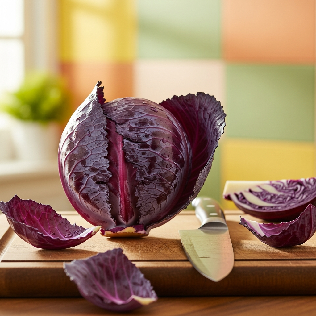 imagen 4.0 ultra generate preview 06 06 a title 싱싱한 적양배추가 놓인