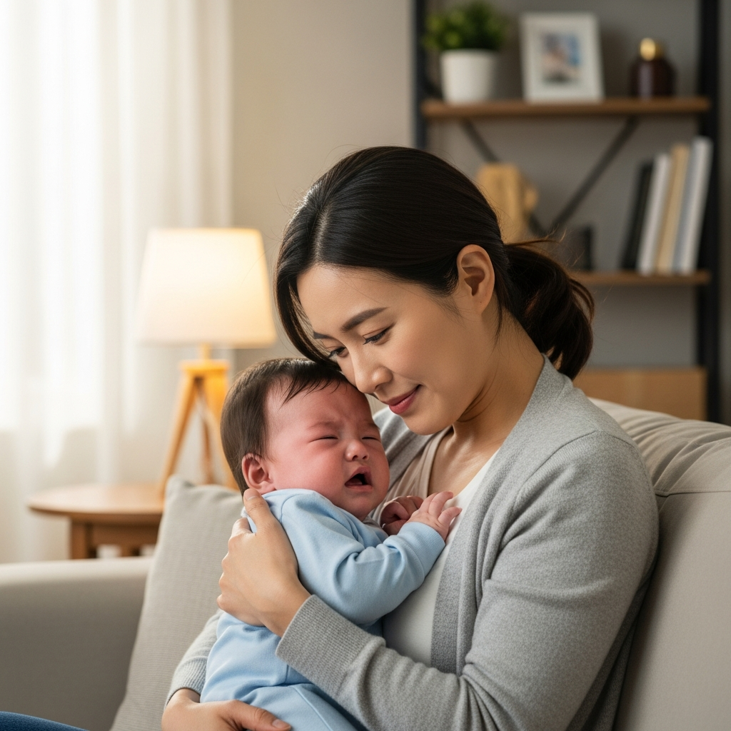 imagen 4.0 ultra generate preview 06 06 a title 아기를 안고 있는 부모