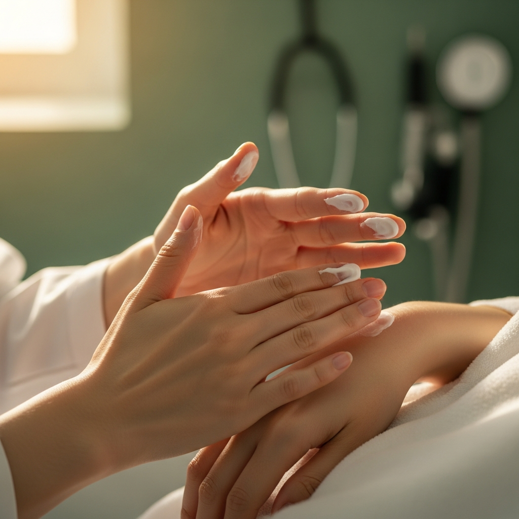 imagen 4.0 ultra generate preview 06 06 a title 옴 치료 크림 도포 과