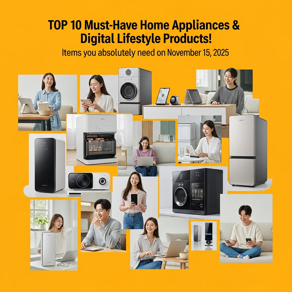 가전디지털 생활용품 핫템 10선! 2025년 11월 15일 꼭 필요한 아이템들