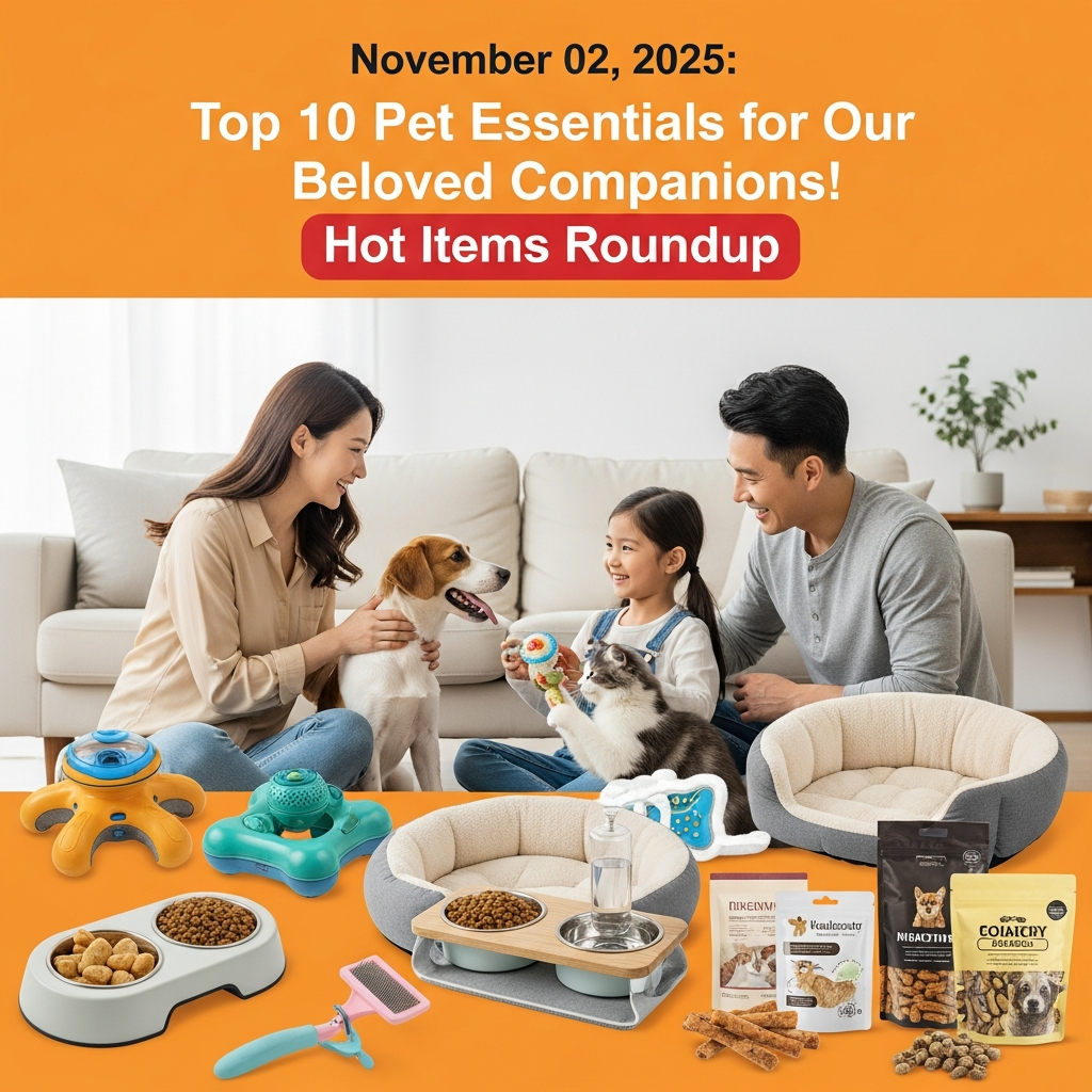 2025년 11월 02일, 우리 아이를 위한 반려/애완용품 베스트 10! 핫템 총정리