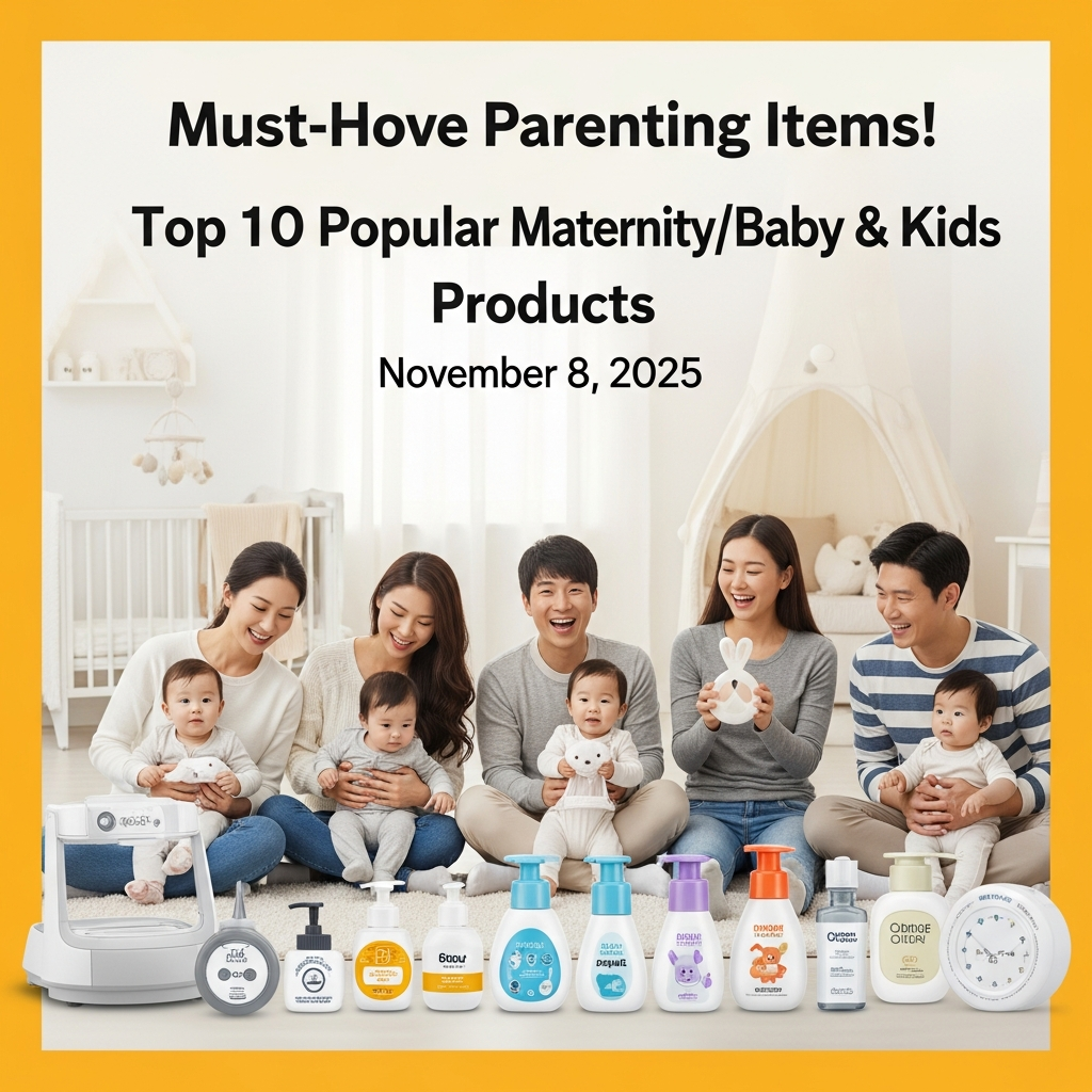 2025년 11월 08일, 육아 필수템! 출산/유아동 인기템 베스트10