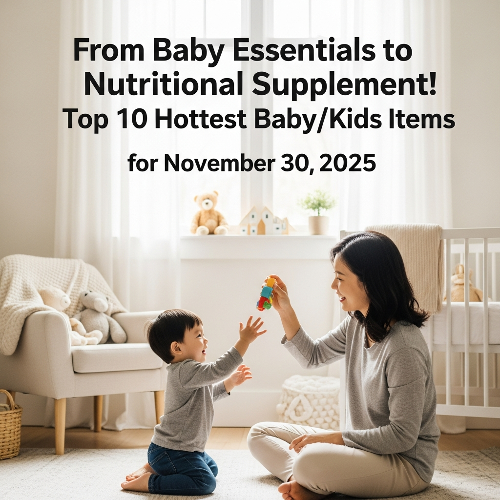 아기 필수용품부터 영양제까지! 2025년 11월 30일 출산/유아동 핫템 10선