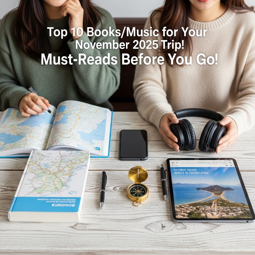 2025년 11월 도서/음반 여행가이드 Best 10! 떠나기 전 꼭 챙겨야 할 필독서