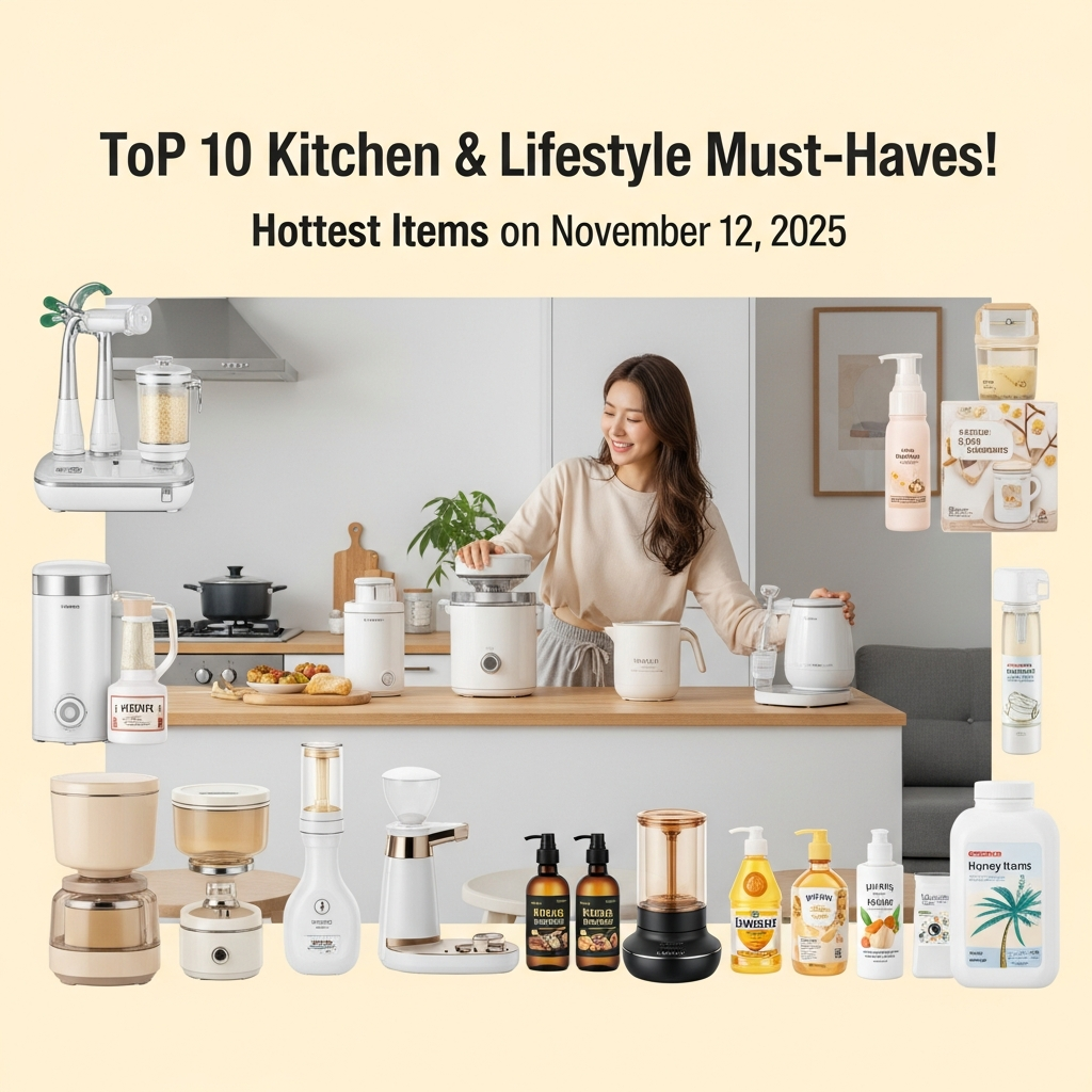 주방용품·생활용품 꿀템 10선! 2025년 11월 12일 가장 핫한 아이템