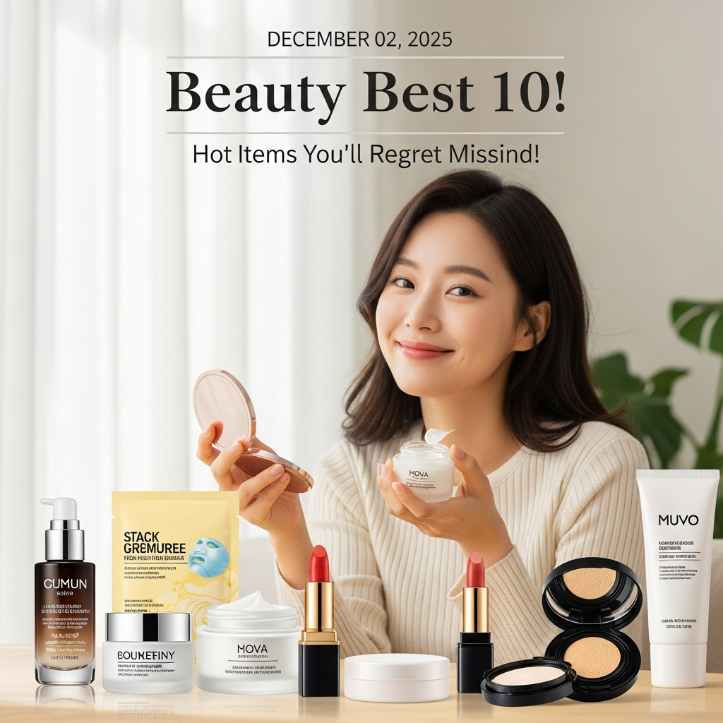 2025년 12월 02일 뷰티 베스트 10! 지금 놓치면 후회할 핫템 추천