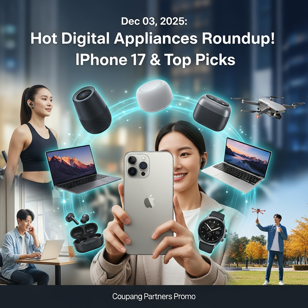 2025년 12월 03일, 가전디지털 핫템 총정리! 아이폰 17 & 인기템 추천