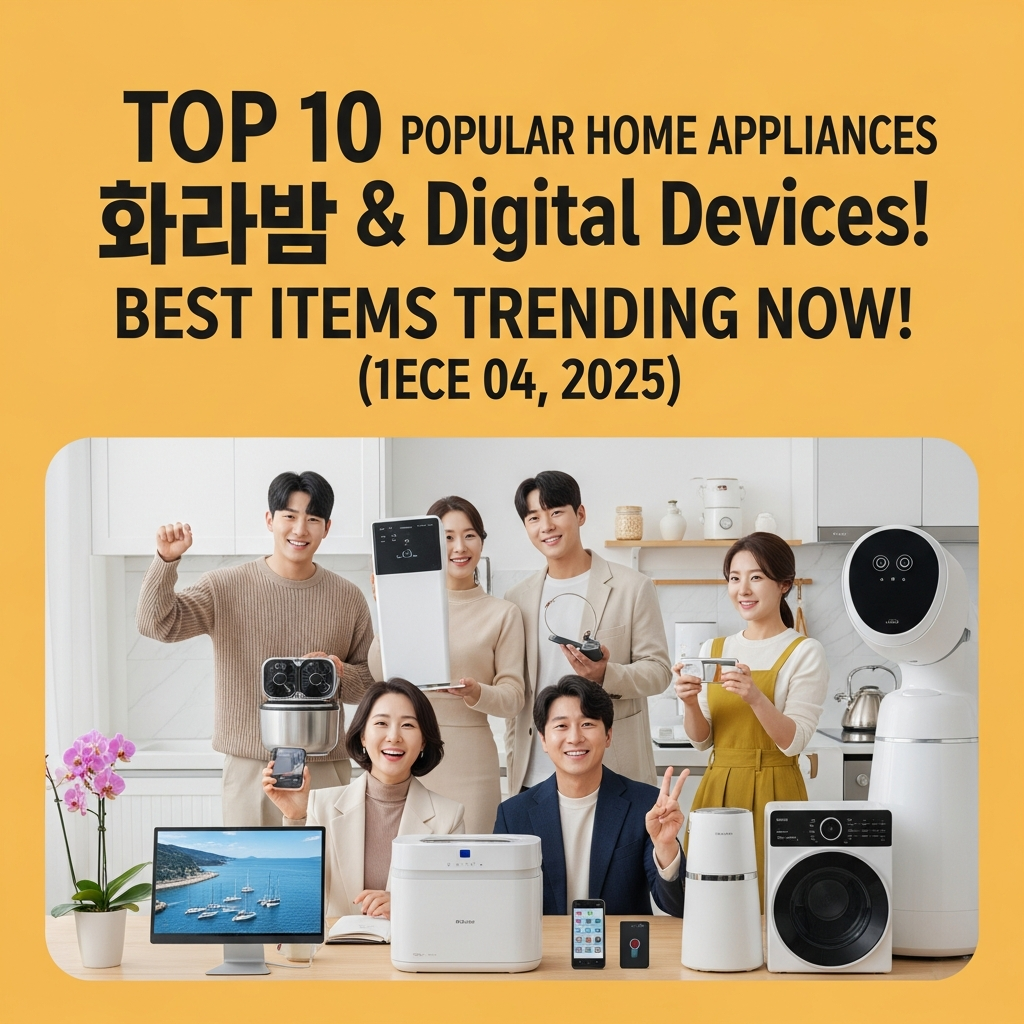 2025년 12월 04일, 인기 가전디지털 TOP10! 요즘 잘 나가는 베스트템!