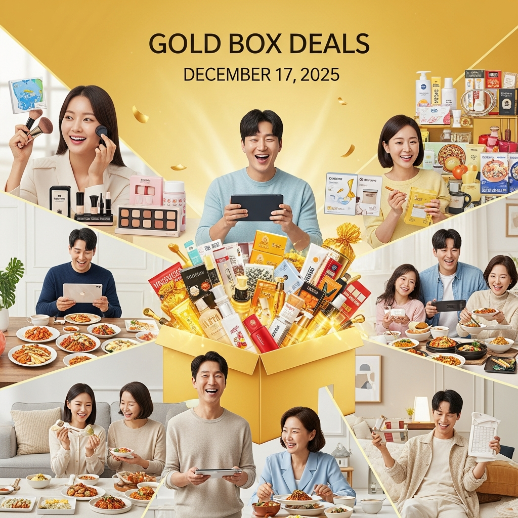 2025년 12월 17일, 와우회원 골드박스! 베스트 생활용품부터 뷰티, 식품 핫딜 총집합!