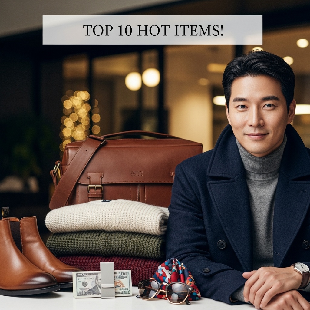 2025년 12월 24일, 남성패션 & 패션잡화 Top10 핫템 추천!