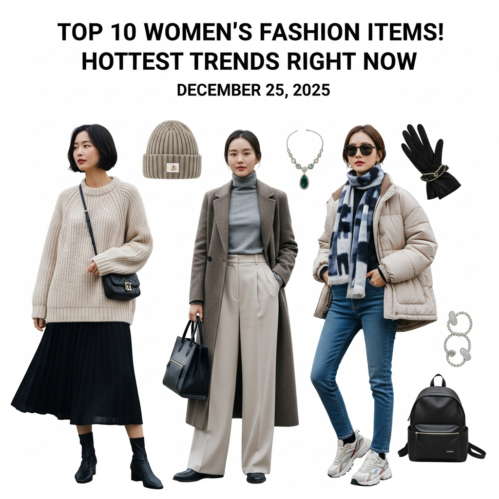 2025년 12월 25일, 여성패션 TOP10! 지금 가장 핫한 인기 아이템