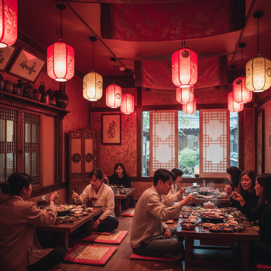 gemini 2.5 flash image preview nano banana a title 빈티지한 분위기의 한국