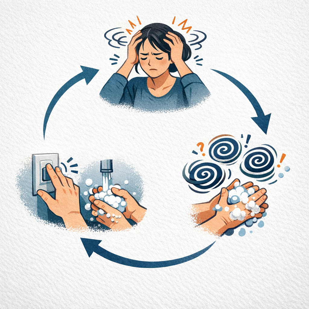 gpt image 1.5 a title 강박적인 생각과 행동의