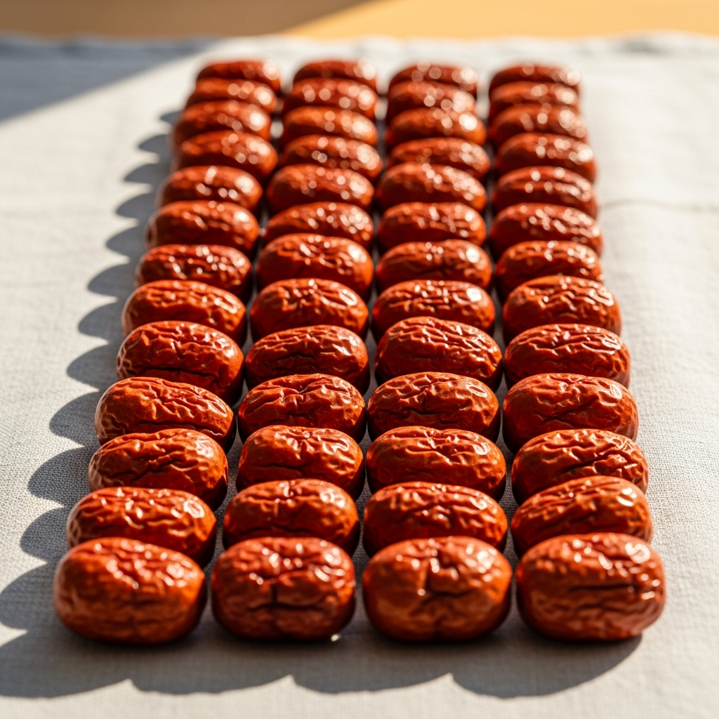 imagen 4.0 ultra generate 001 a title 건조된 대추들이 깨끗한