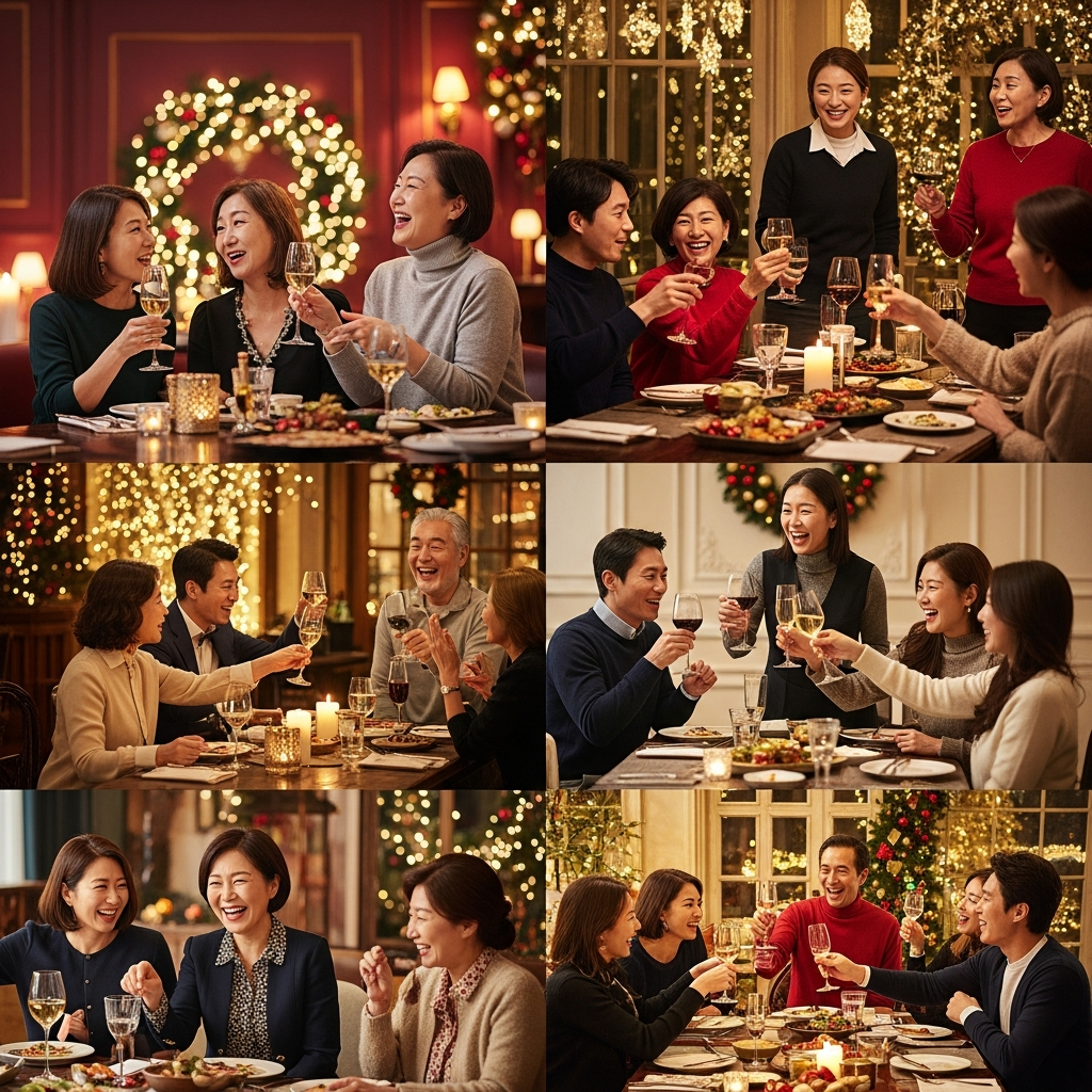 imagen 4.0 ultra generate 001 a title 연말 모임을 즐기는 다