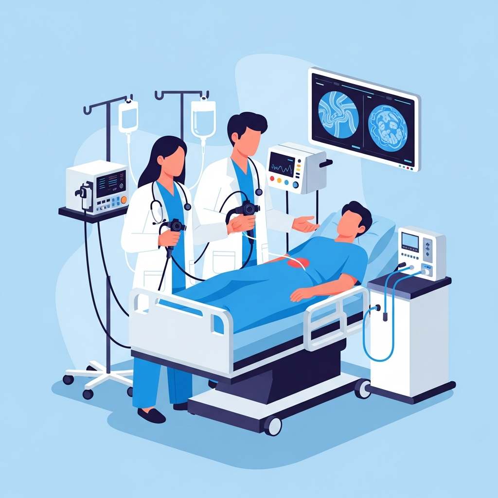 imagen 4.0 ultra generate 001 a title 위 내시경 검사를 받고