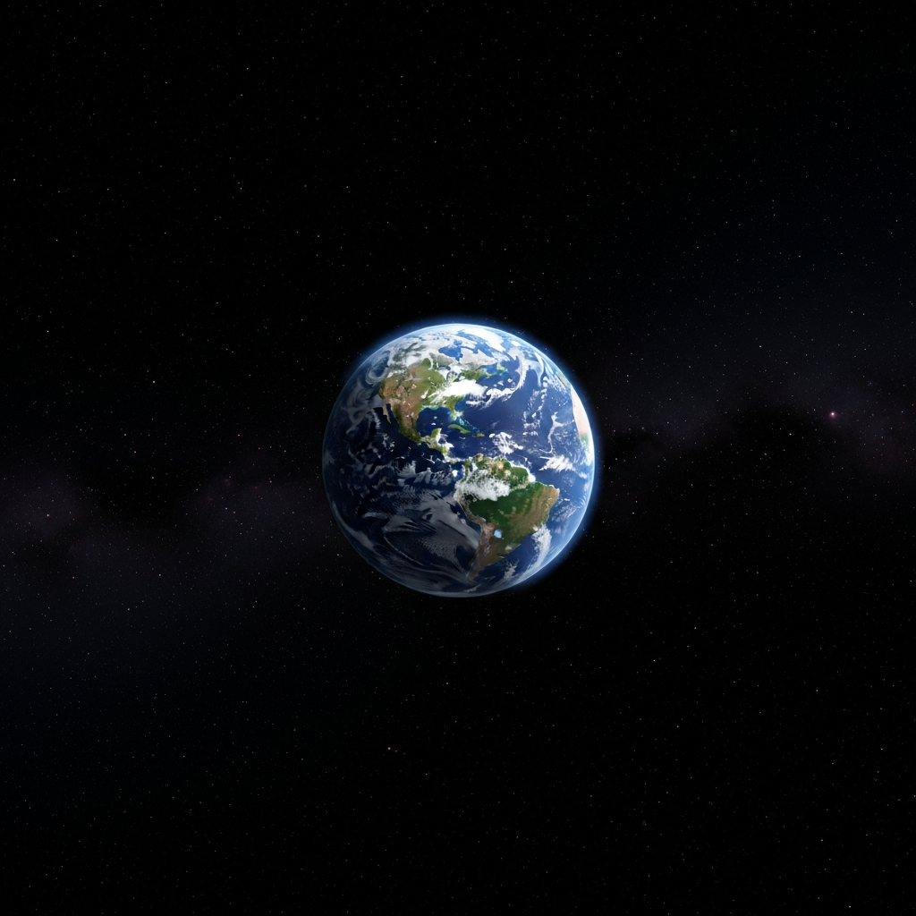 imagen 4.0 ultra generate 001 a title 지구가 우주에 떠 있는