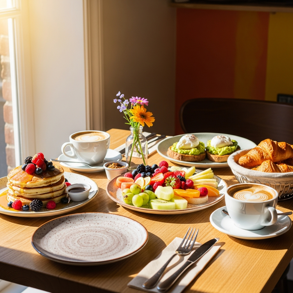 imagen 4.0 ultra generate preview 06 06 a title 햇살 가득한 브런치 테 1