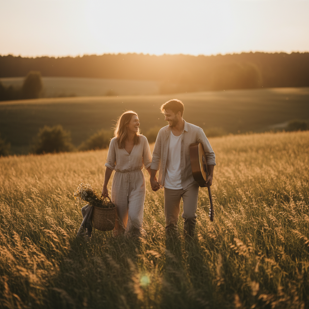 lifestyle photography, warm lighting, natural setting, no text