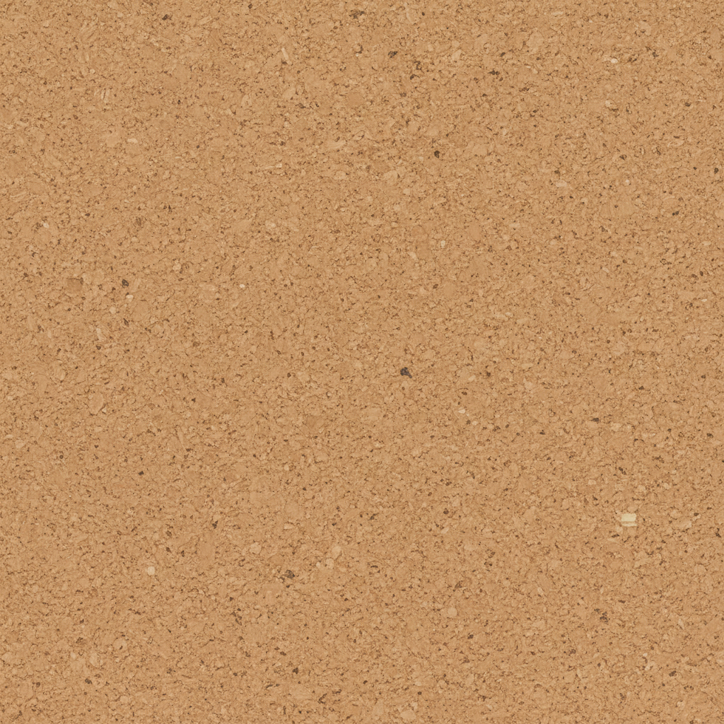 친환경 코르크 데크의 질감 표현