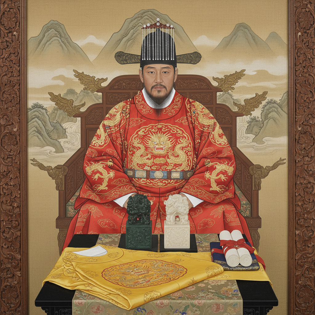 조선시대 임금의 어진과 의례용 소품