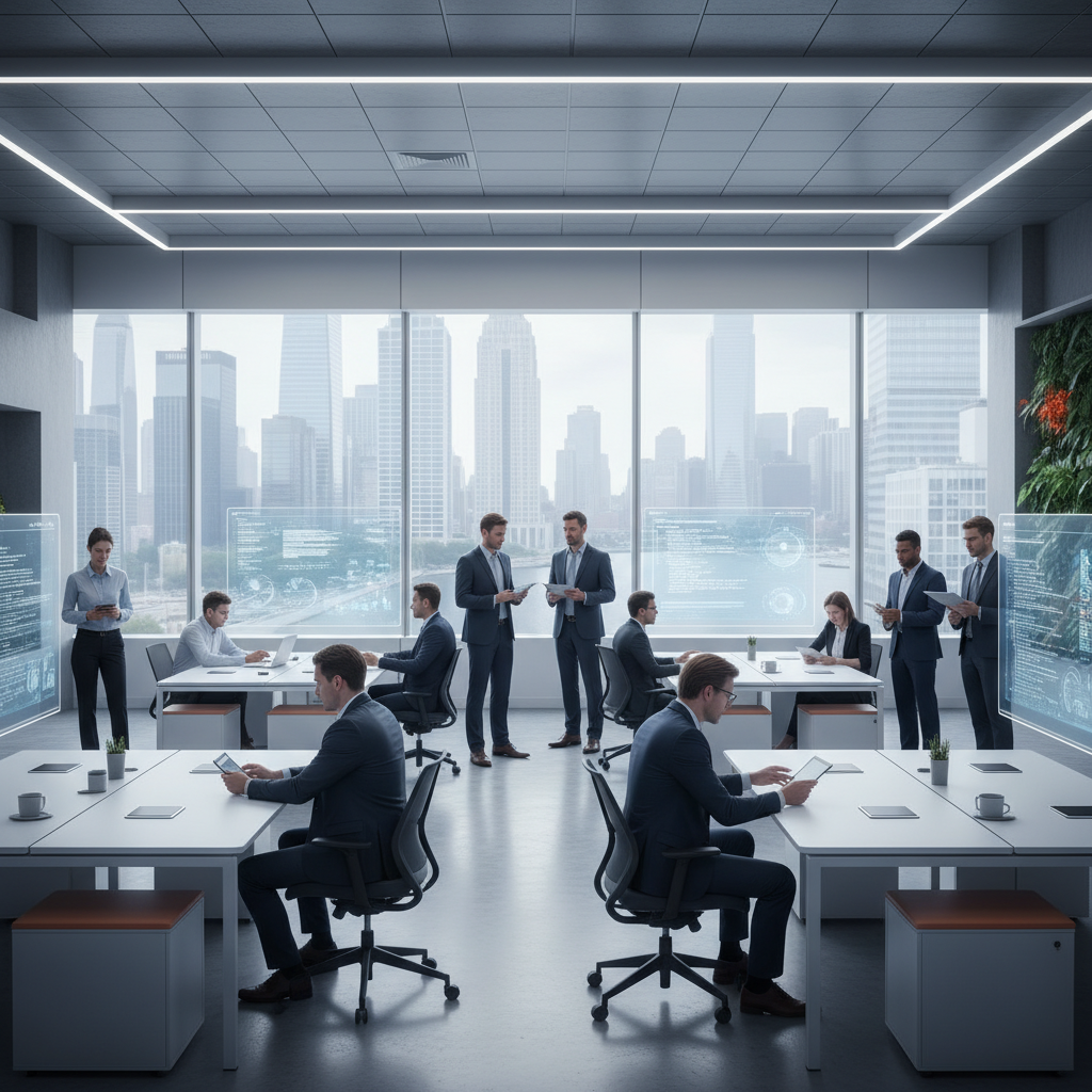 구글 본사 내부의 긴장감 넘치는 분위기