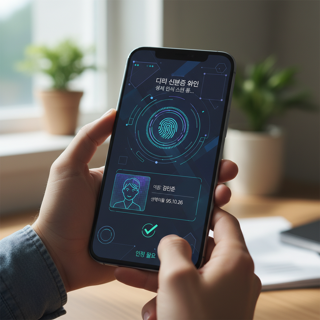 디스코드 성인 인증 화면을 확인하는 사용자