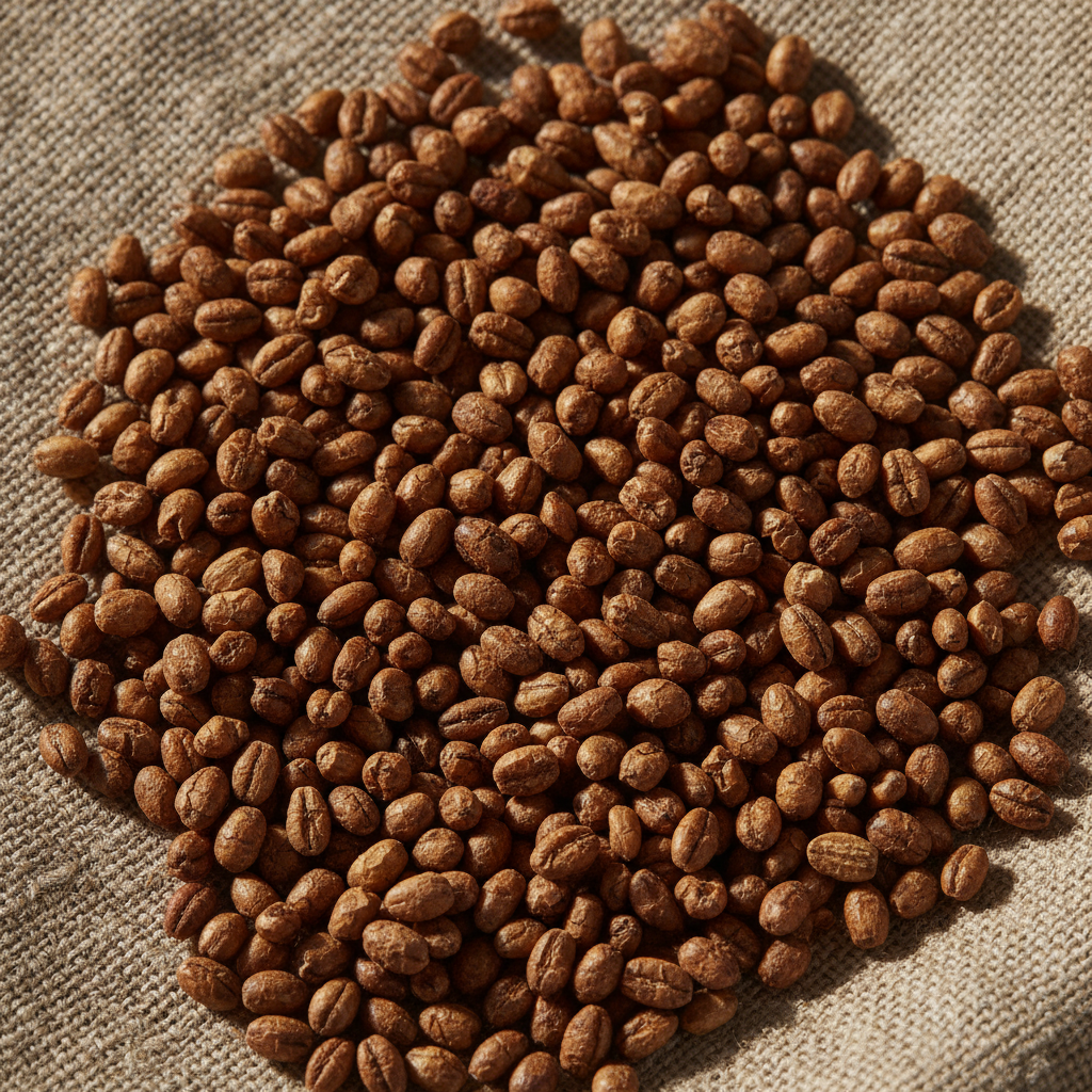 보리차의 원재료인 볶은 보리 알곡