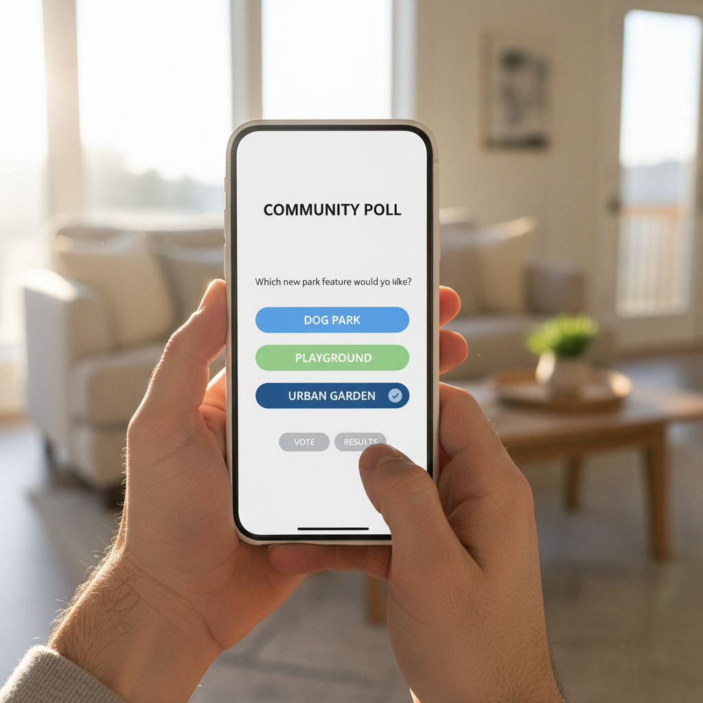 스마트폰 앱을 활용한 데일리 이벤트 참여 모습