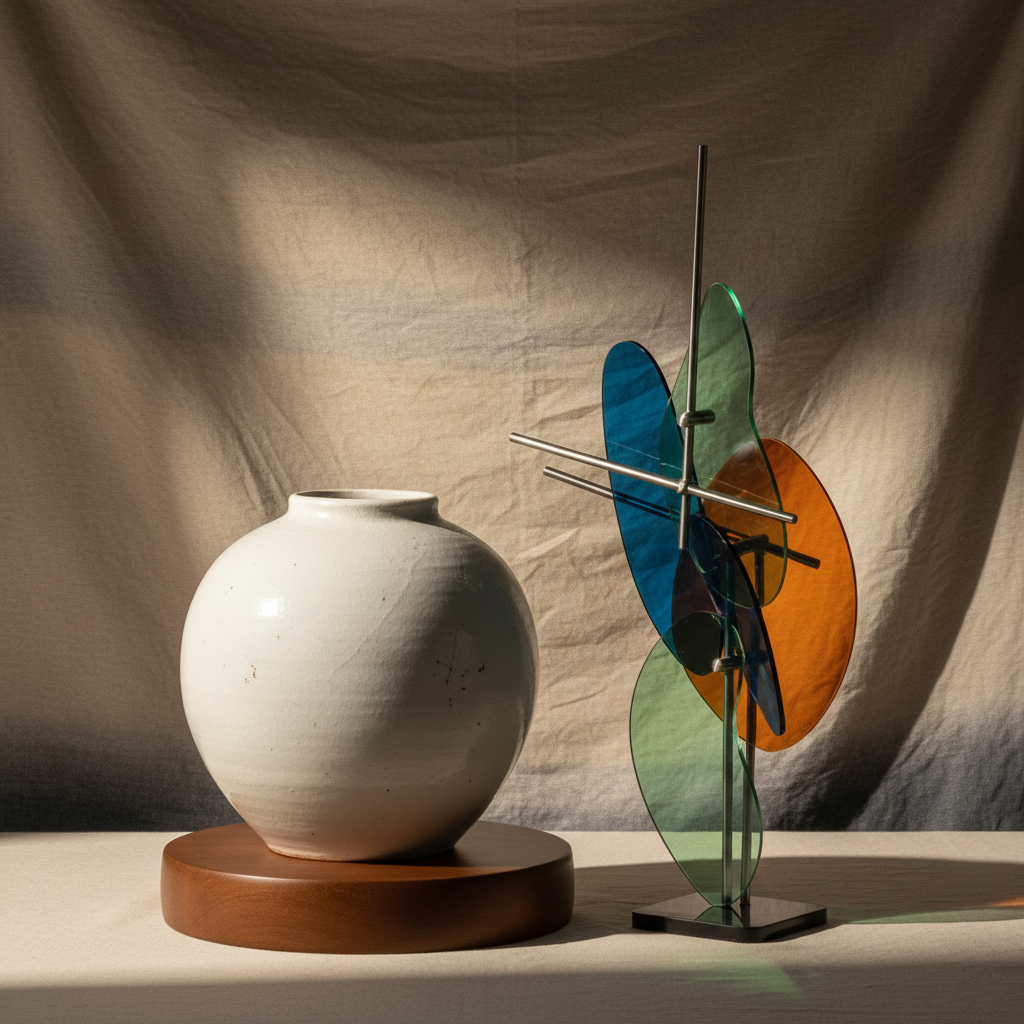 한국의 전통미와 현대적 감각이 어우러진 오브제
