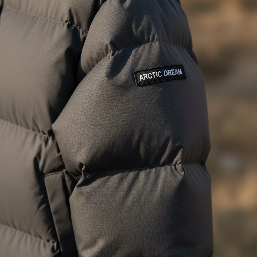 관리가 잘 되어 볼륨감이 살아있는 패딩 소매 부분