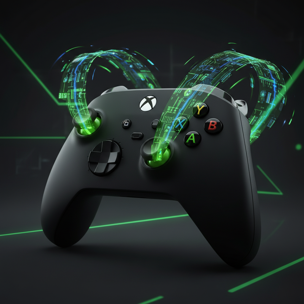 게임 패드와 데이터가 융합된 디지털 아트