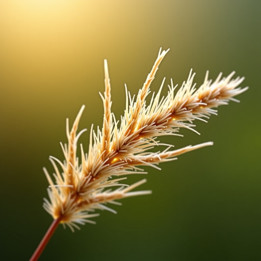 Extreme close up of dried mugwort fibers showing its unique texture, artistic herbal medicine photography, soft bokeh background, 4:3