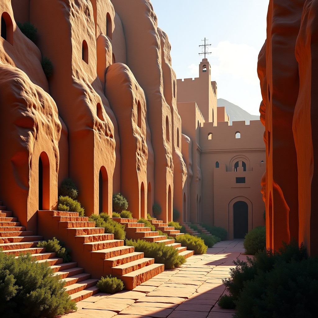 Detailed view of famous Inca stone masonry in Cusco, huge irregular polygonal stones fitted perfectly without mortar, realistic stone texture, golden hour lighting, 4:3