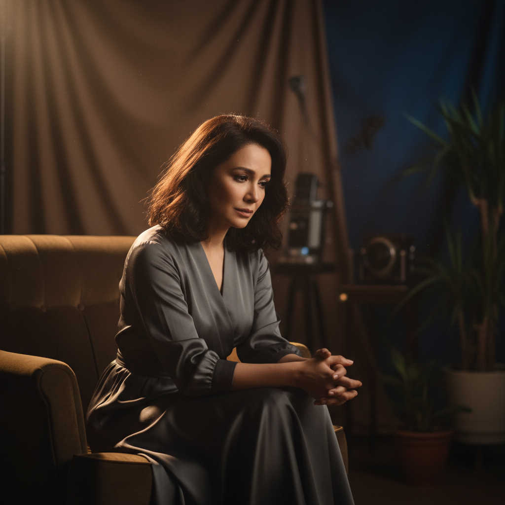 고민하는 모습의 연예인