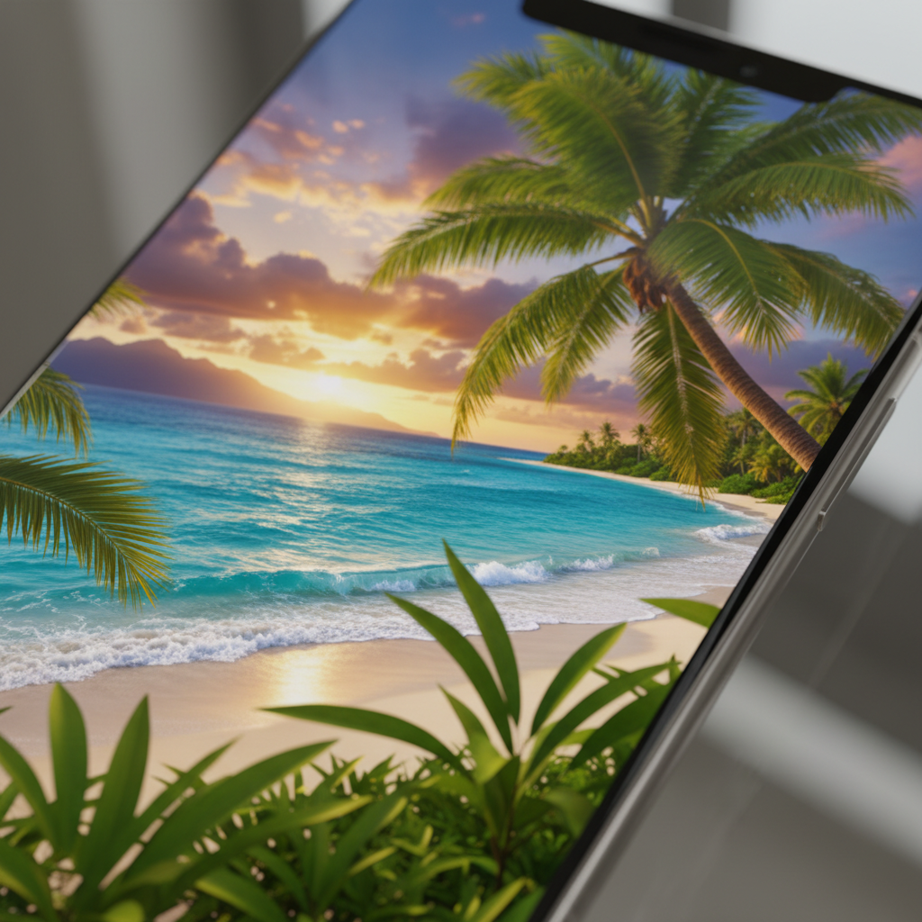 깔끔한 인터페이스가 돋보이는 모바일 화면