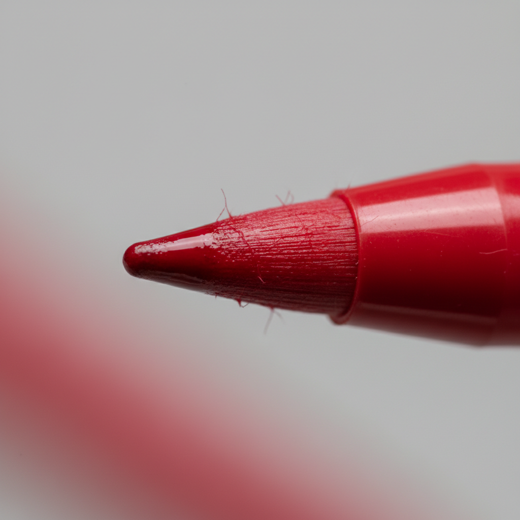 노마르지 싸인펜의 튼튼한 펜촉과 잉크 디테일