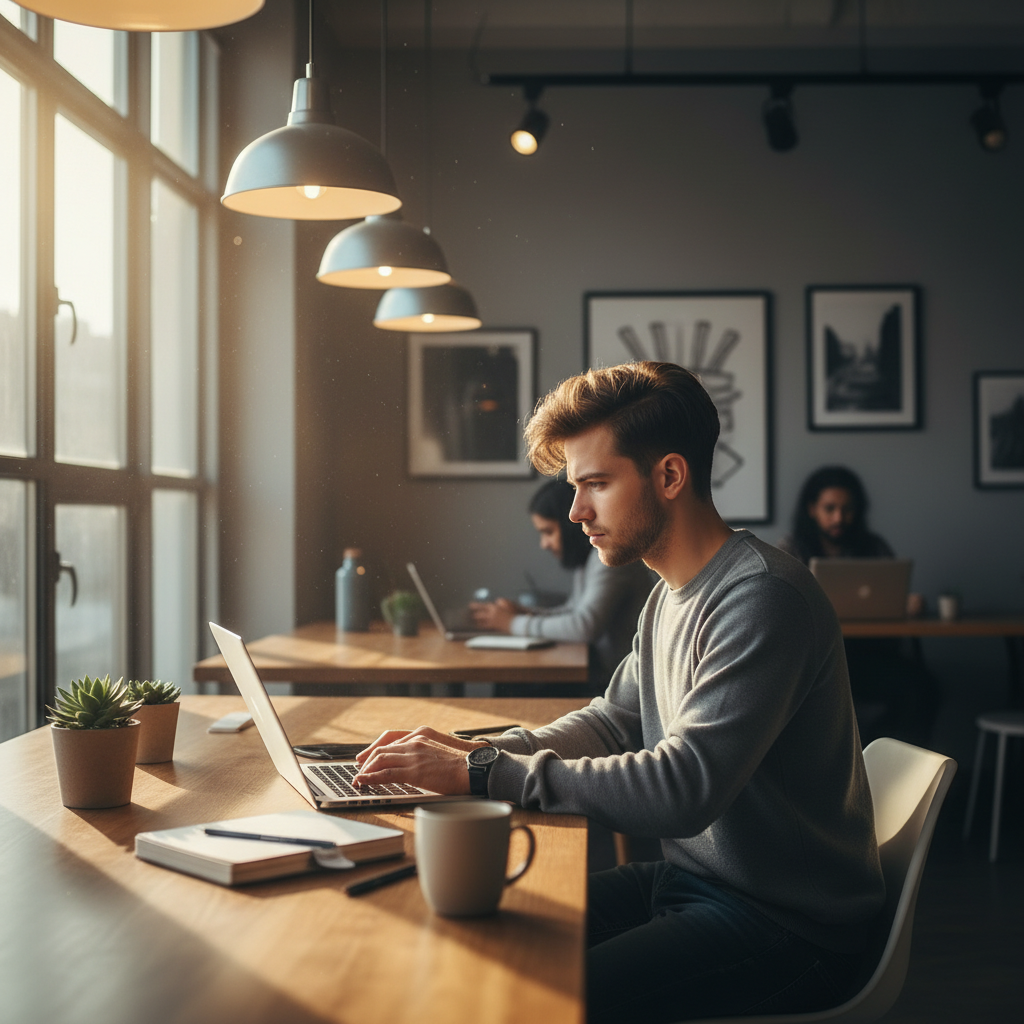스마트폰으로 정직하게 콘텐츠를 공유하는 크리에이터