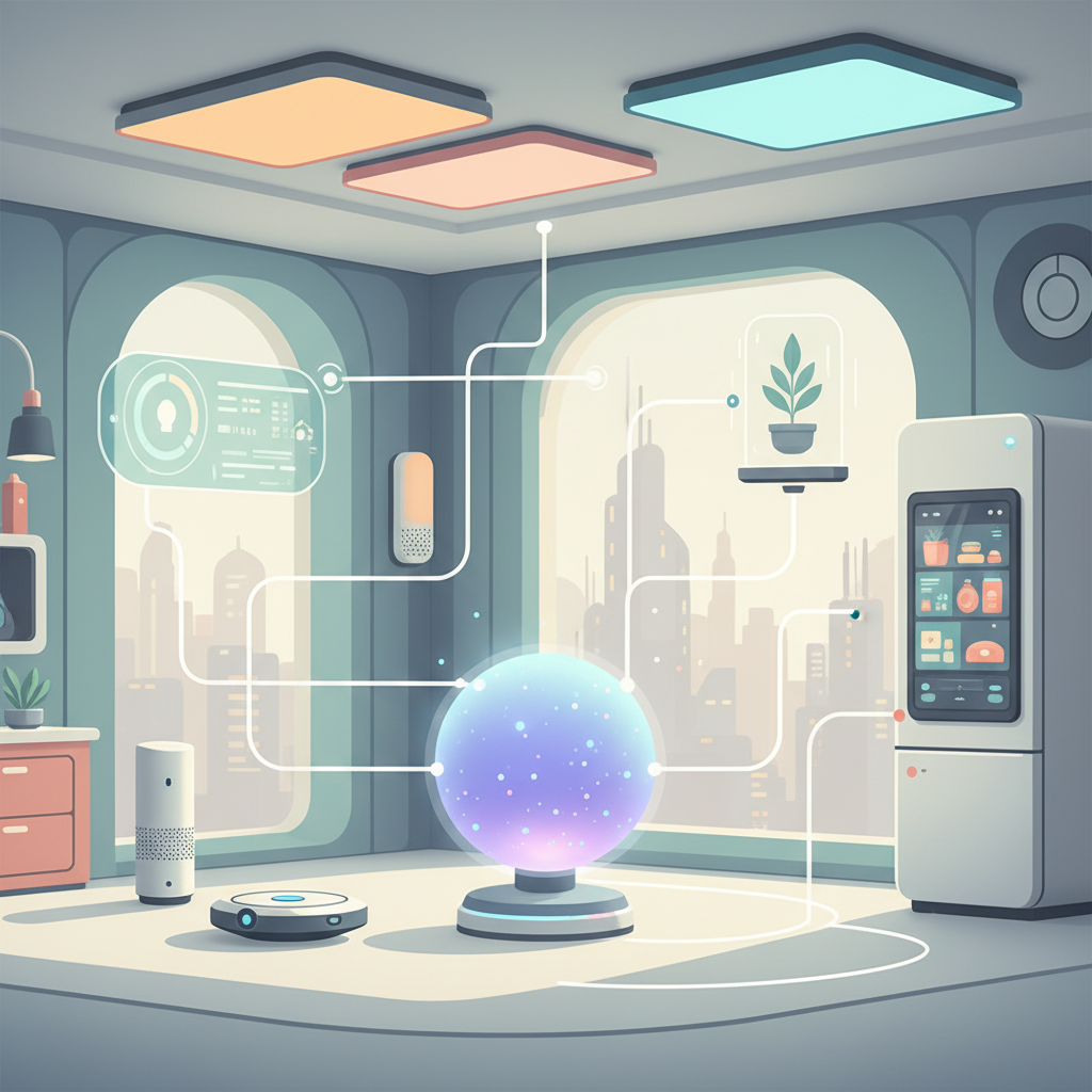 스마트 시티와 연결된 삼성 가전 제품들