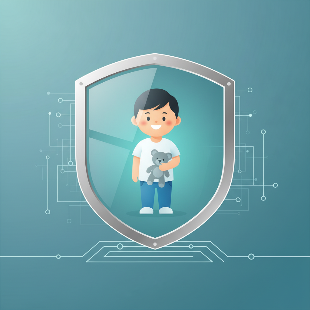 아이를 지키기 위한 사회적 안전망과 보호 기관의 이미지