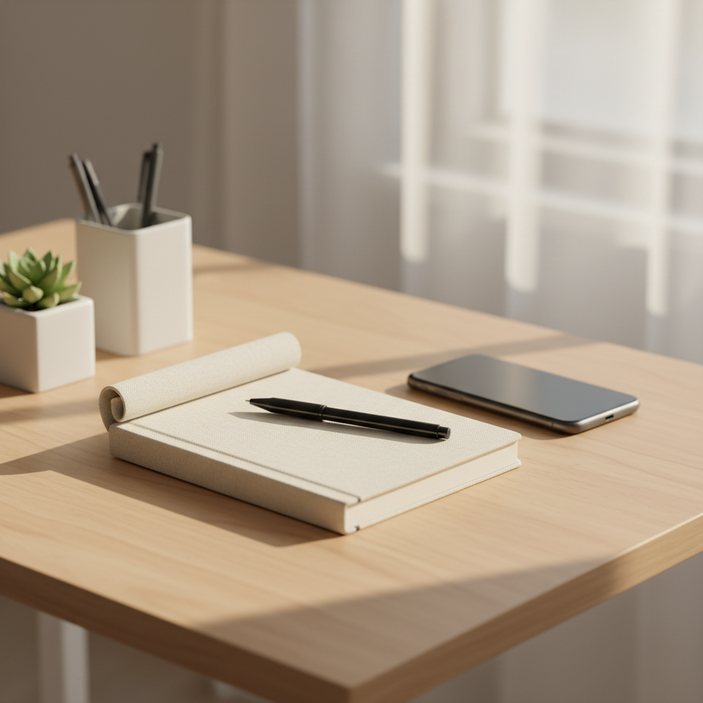 일상을 기록하는 다이어리와 디지털 기기