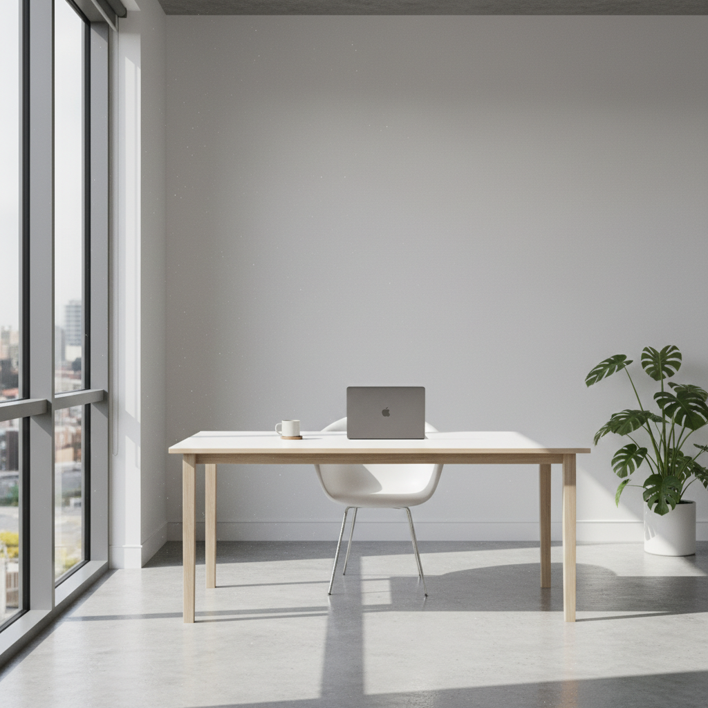 효율적으로 일하는 현대적인 사무실