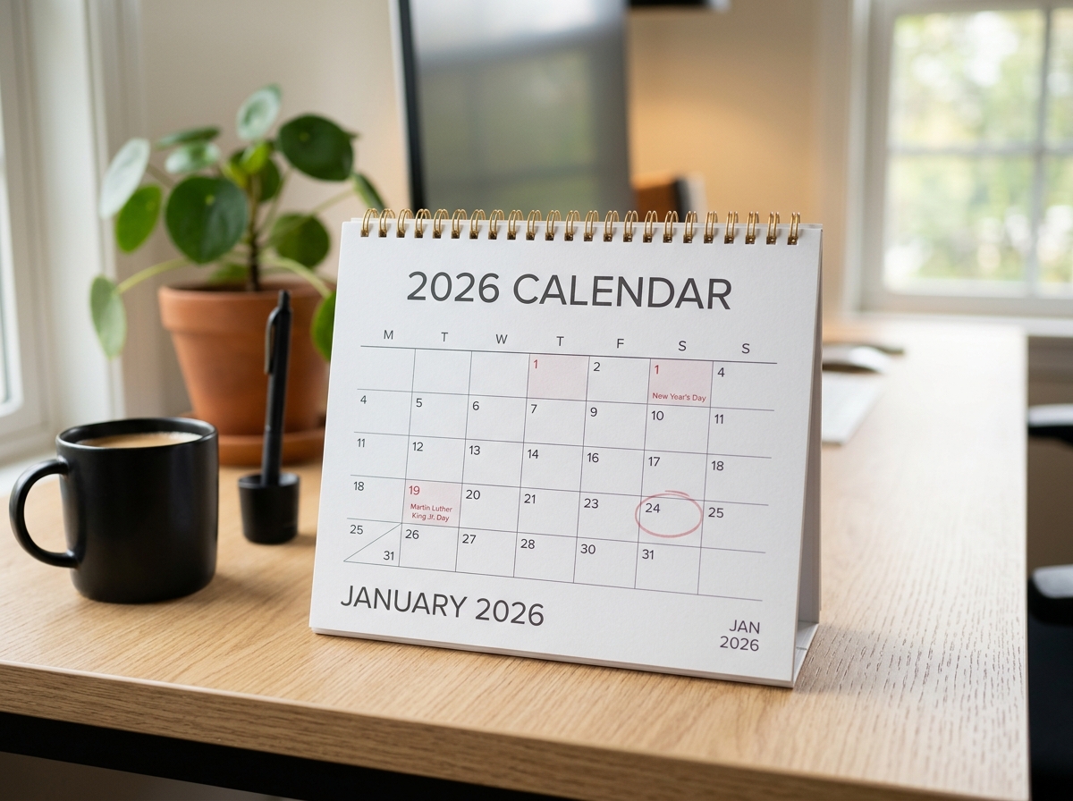 2026년 달력과 공휴일 정보