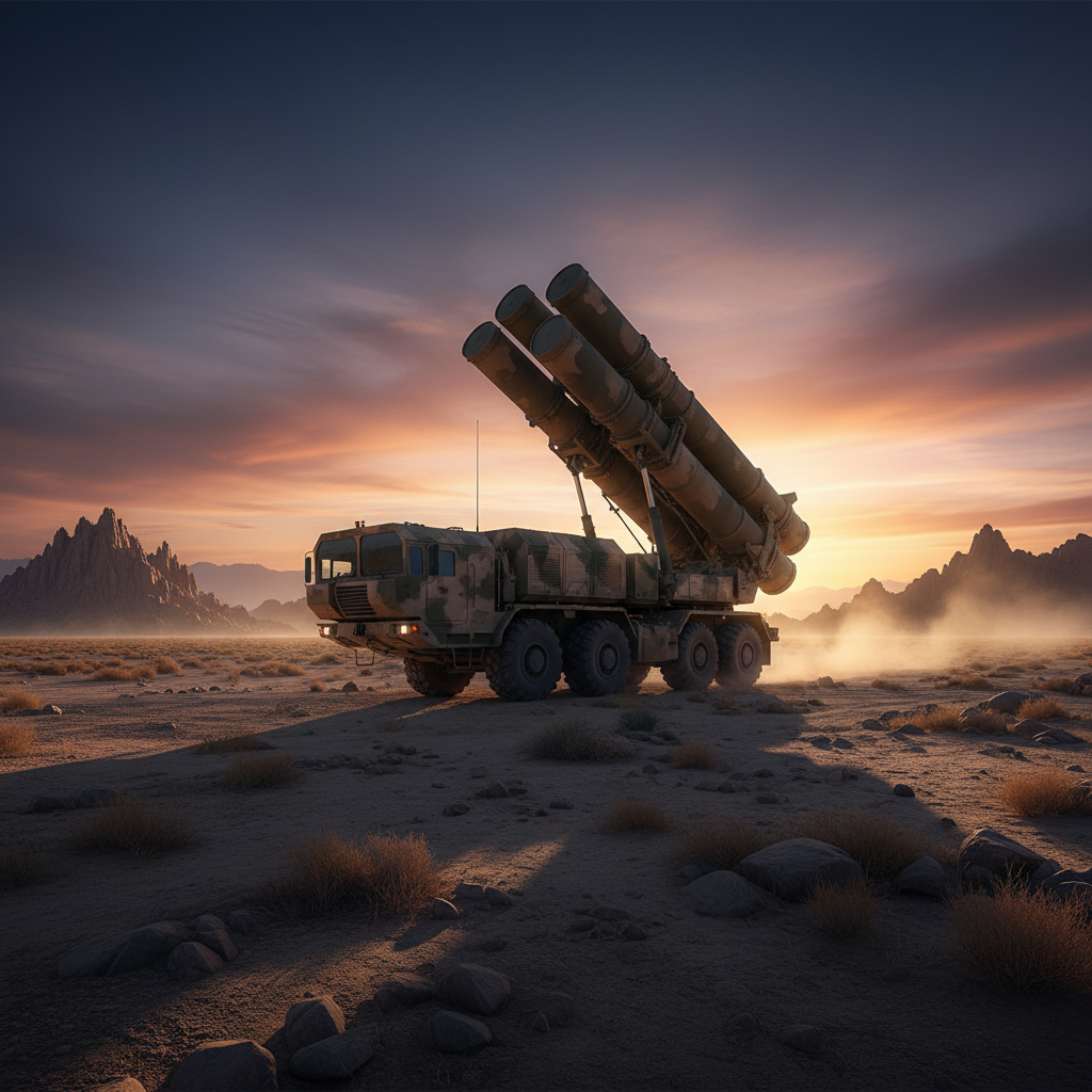 미사일 방어 체계 천궁2의 모습