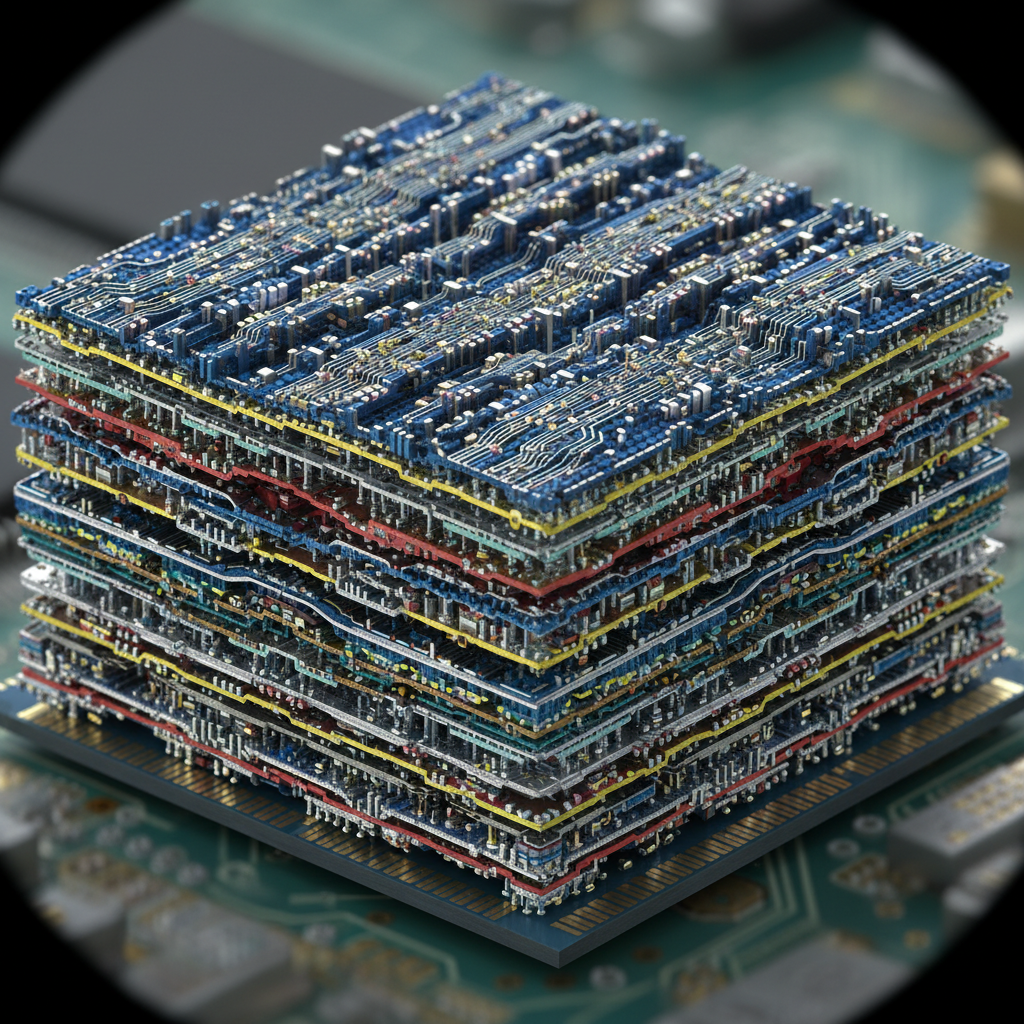 키옥시아의 3D NAND 플래시 메모리 칩