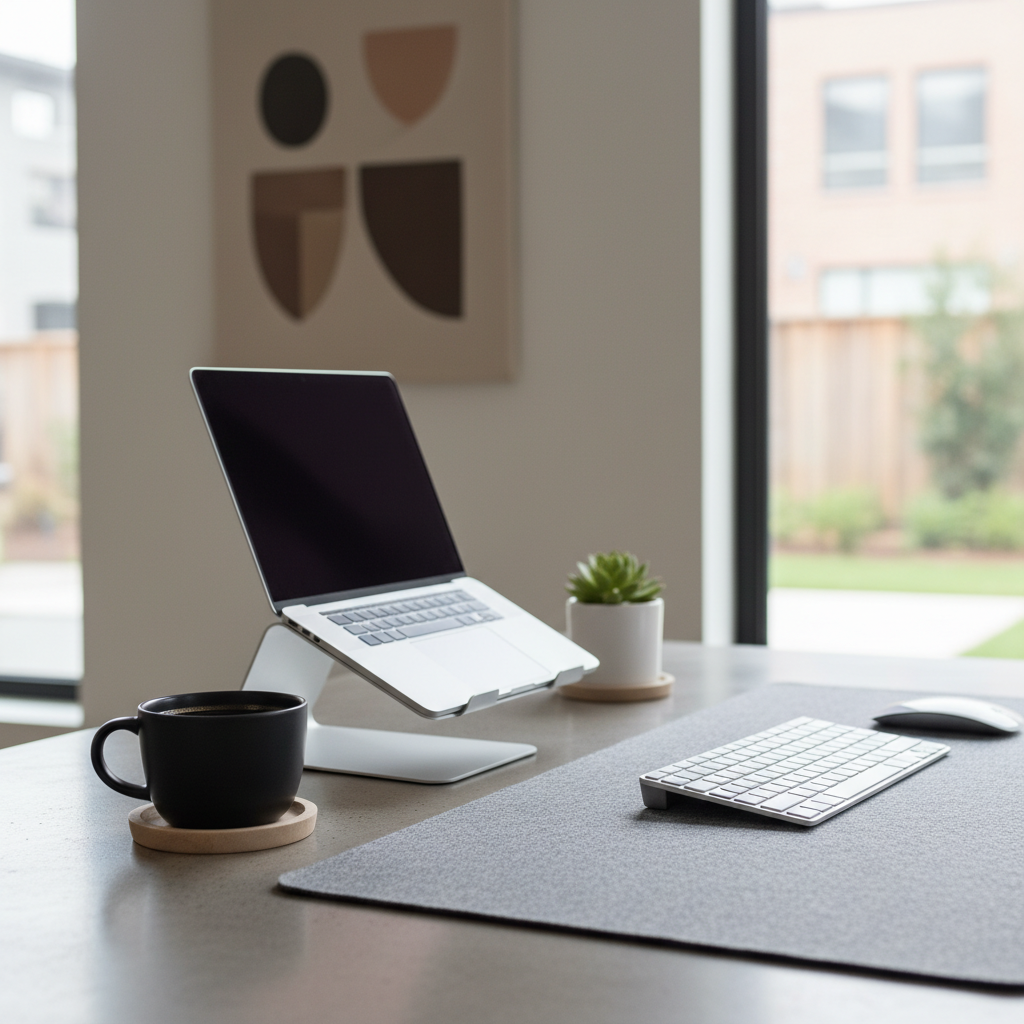 깨끗하게 정리된 작업 환경