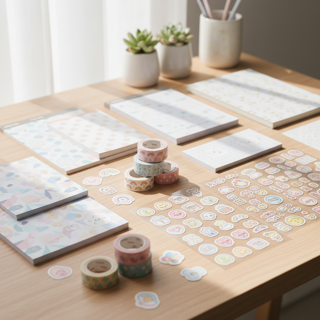 다이소에서 구매한 다양한 폴라폴라 상품들