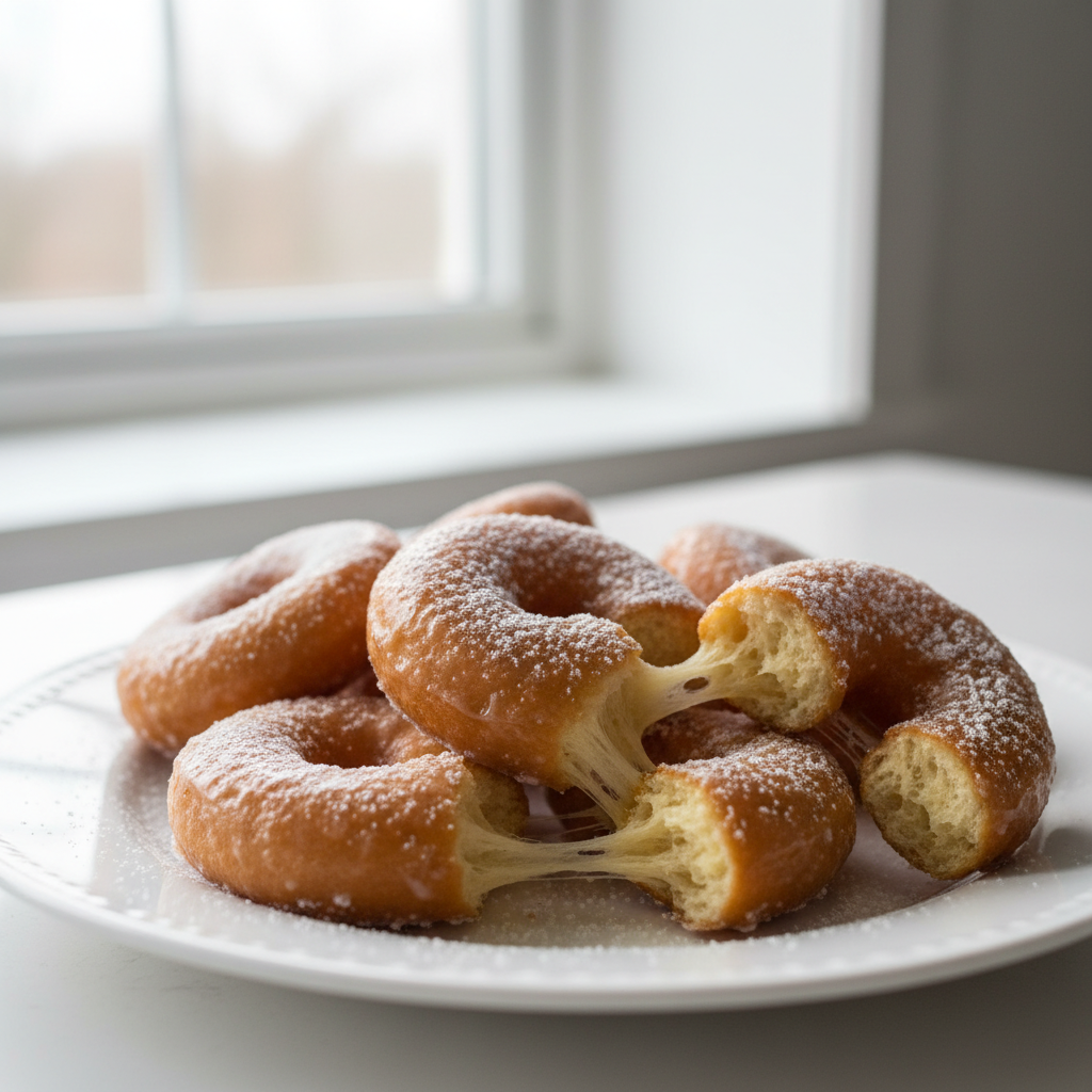 접시에 담긴 먹음직스러운 두쫀팝 근접샷