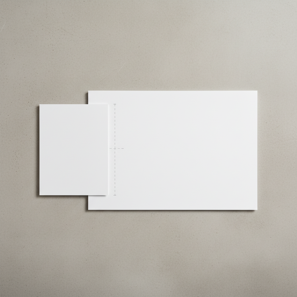 A3 용지 크기 비교 도표